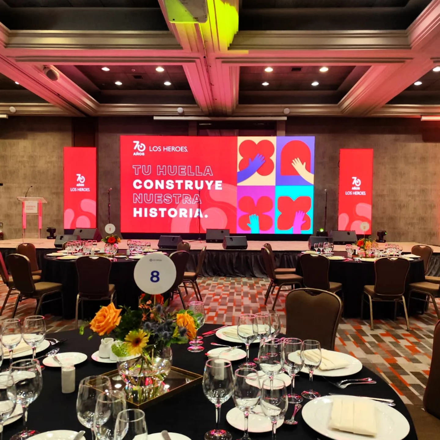 Pantalla LED 10x3 para Eventos implementado por Undersite en un evento
