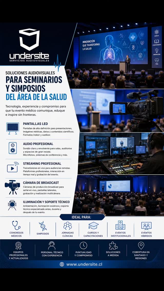 Cronómetros y Cuentas Regresivas para Presentaciones implementado por Undersite en un evento